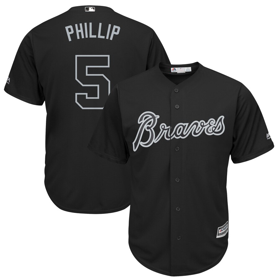 Men Atlanta Braves #5 Phillip black MLB Jerseys->minnesota twins->MLB Jersey